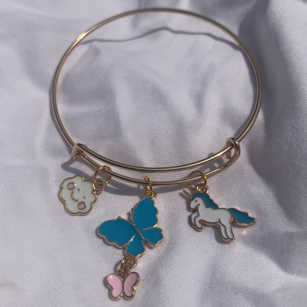 Brand New! Handmade! Adjustable Charm Bracelet - Picture 4 of 7